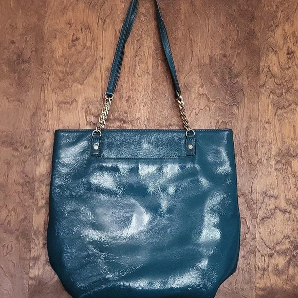 Michael Kors Leather Bag with Gold Accents - Picture 2 of 16